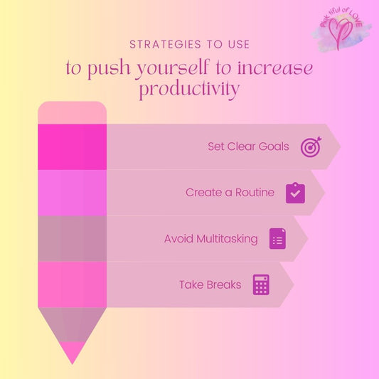 Strategies you can use to push yourself to be more productive every day.