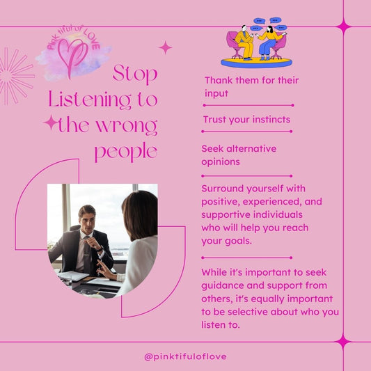 The Ultimate Guide to Success: Stop Listening to the Wrong People