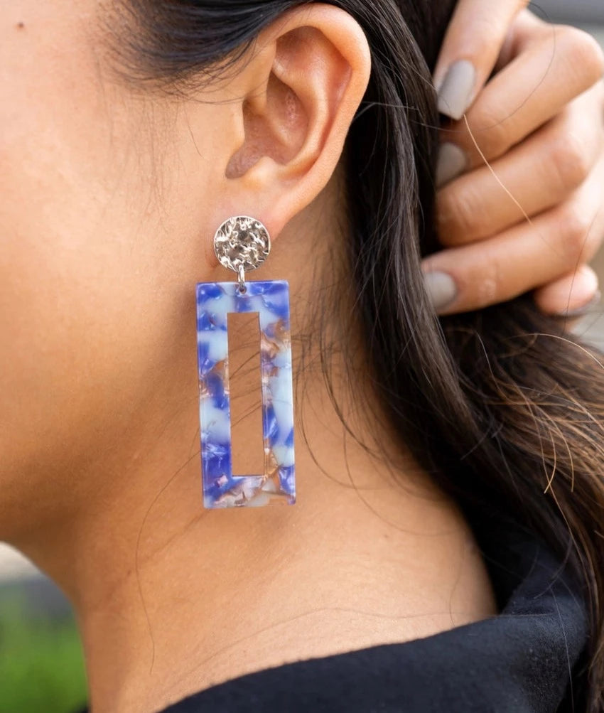 Vivian Earrings - Stone & NavyPink tiful of LOVE