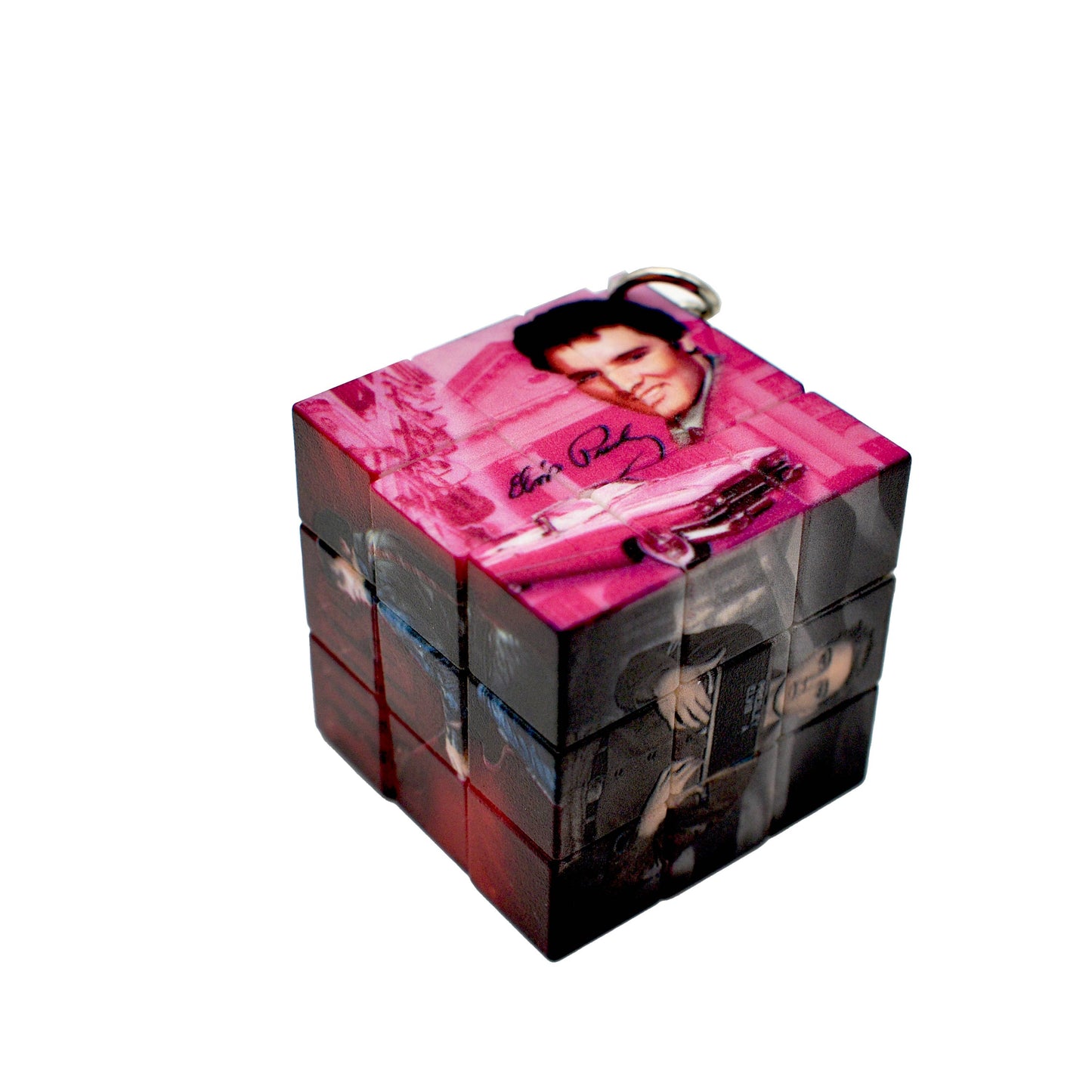 Elvis Presley 3x3 Spin Cube Keychain