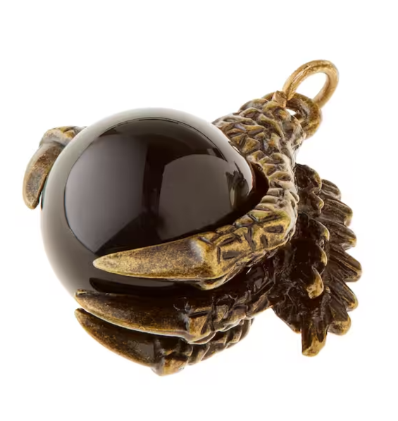 Dragon Claw on a Antique Brass Chain NecklacePink tiful of LOVE