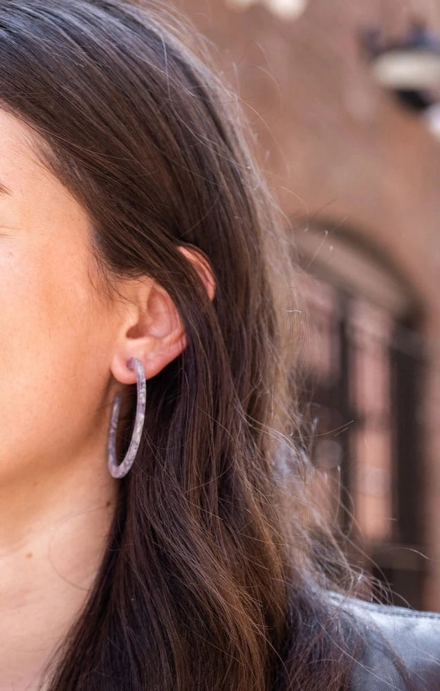 Cameron HoopEarrings - Dusty Blue/Fall earringsPink tiful of LOVE