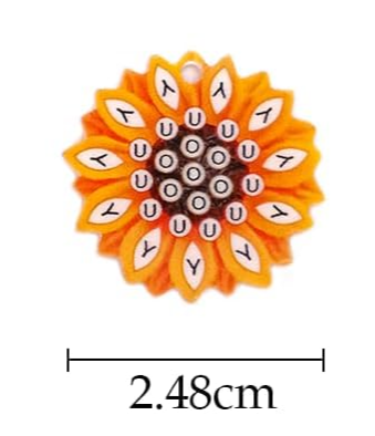 Diamond Painting Sunflower Wire EarringsPink tiful of LOVE