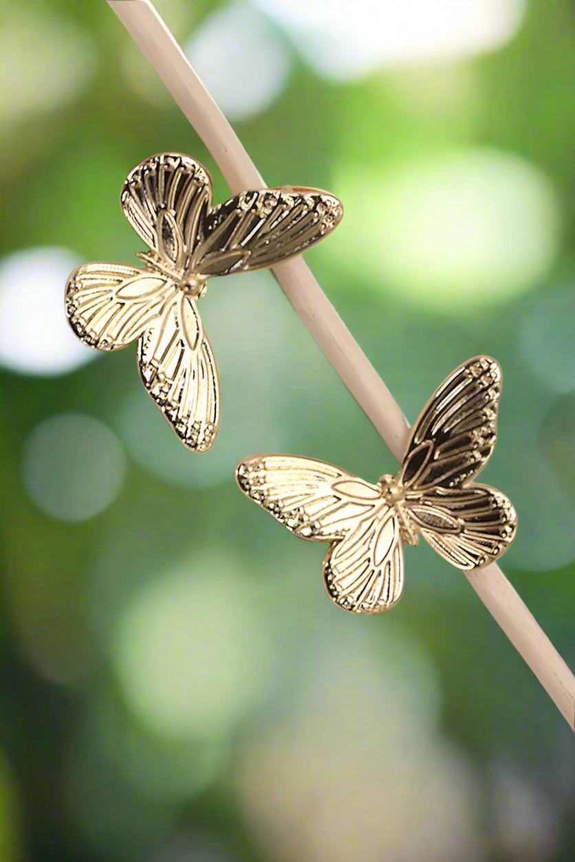 SUMMER FLARE BUTTERFLY POST EARRINGS
