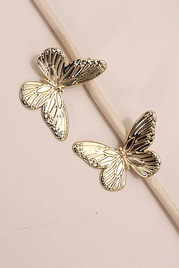 SUMMER FLARE BUTTERFLY POST EARRINGS