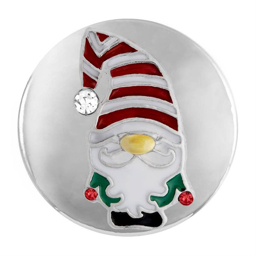 Ginger Snaps - Striped Gnome Christmas Snap: Red/Green/WhiteGinger Snaps