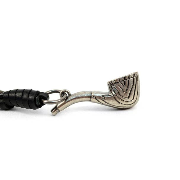 Metal Tobacco Pipe Fancy Key Chain
