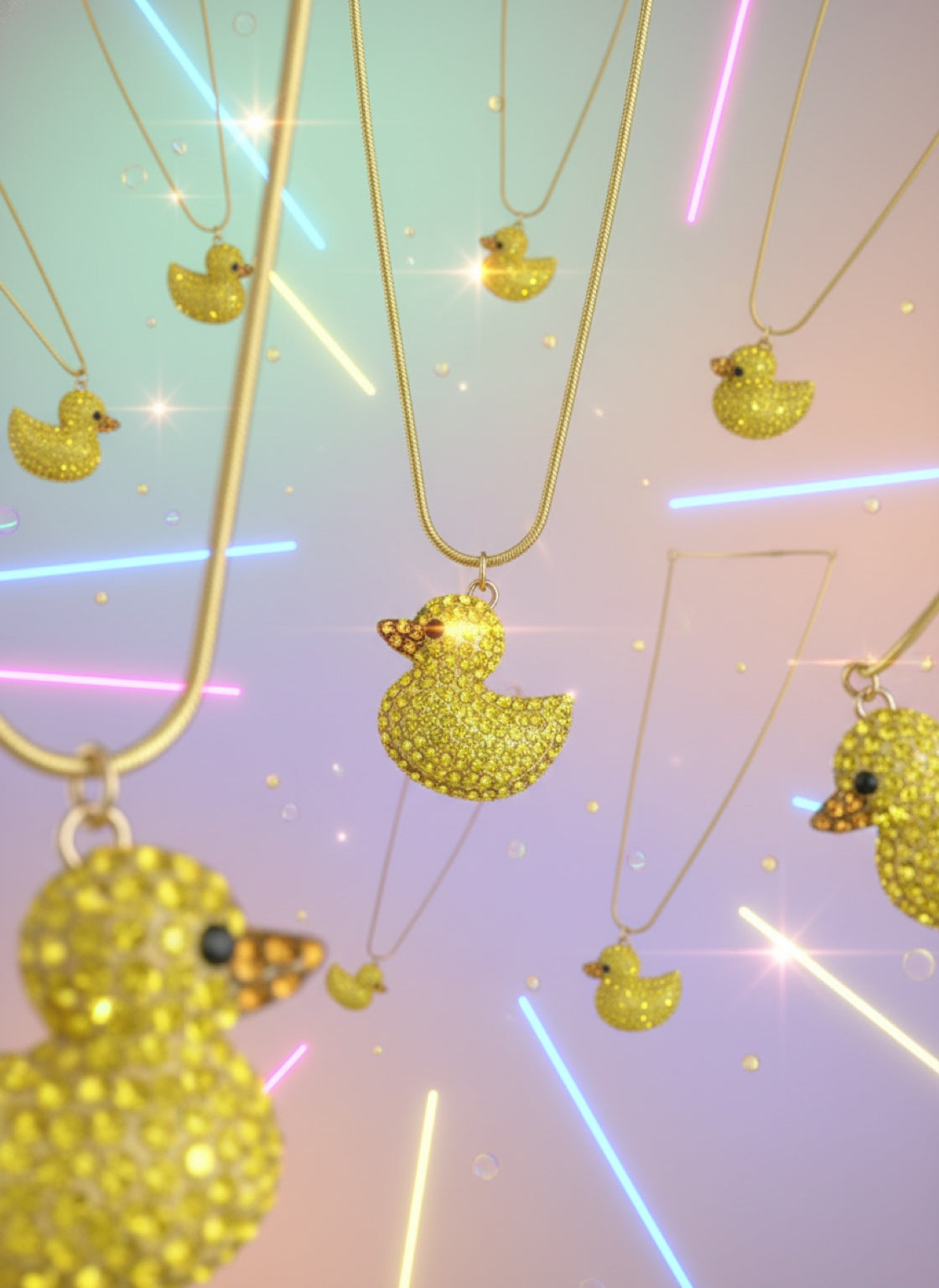 Ducky Pendant Necklace