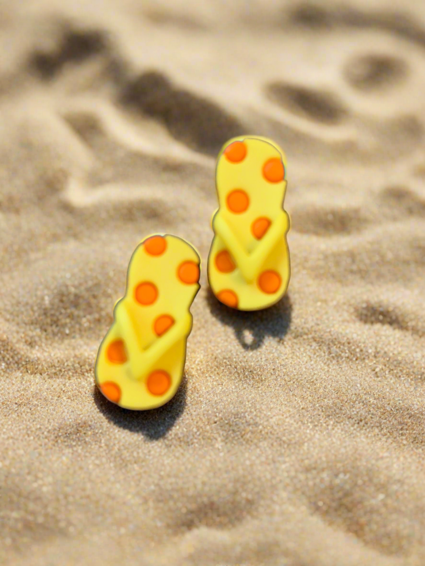 Cute FLIP FLOP Post EarringsPink tiful of LOVE