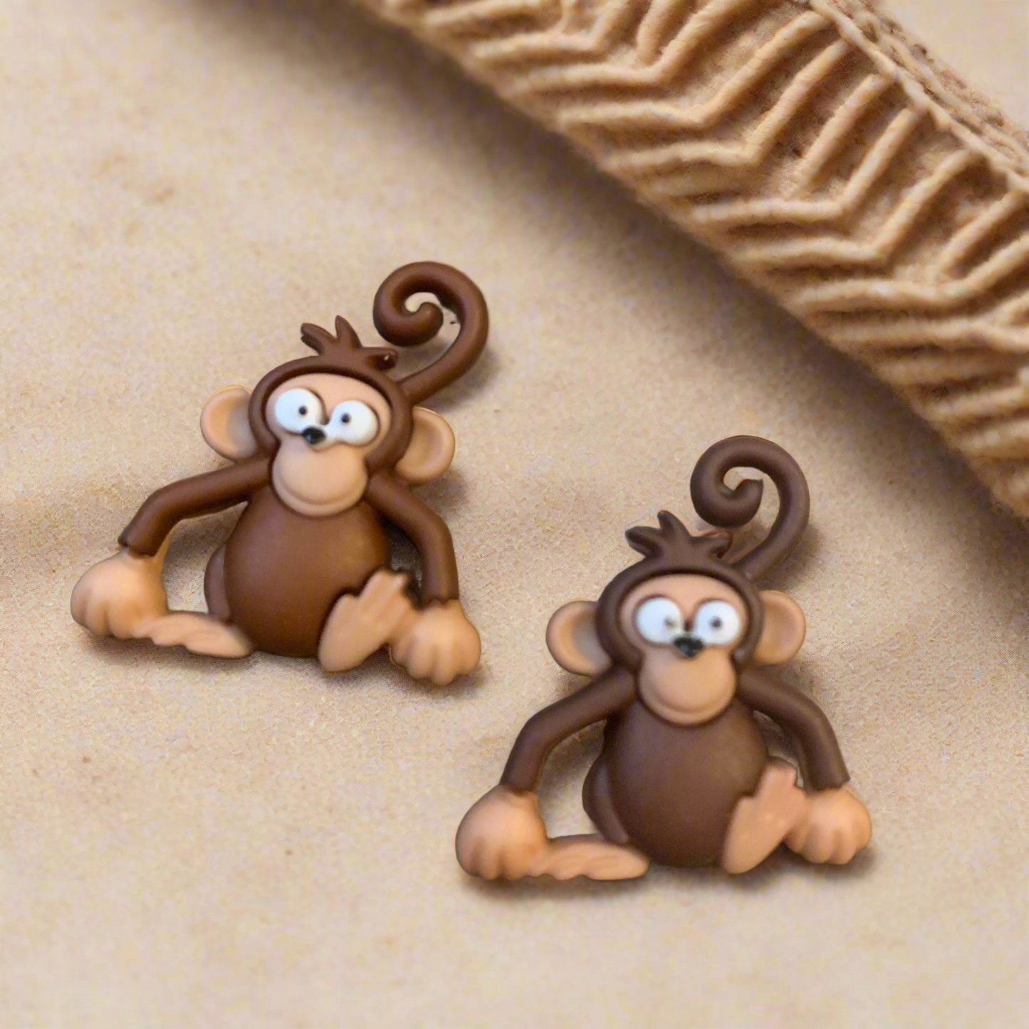 Silly Safari Post Earrings (4 animals to choose from)Pink tiful of LOVE