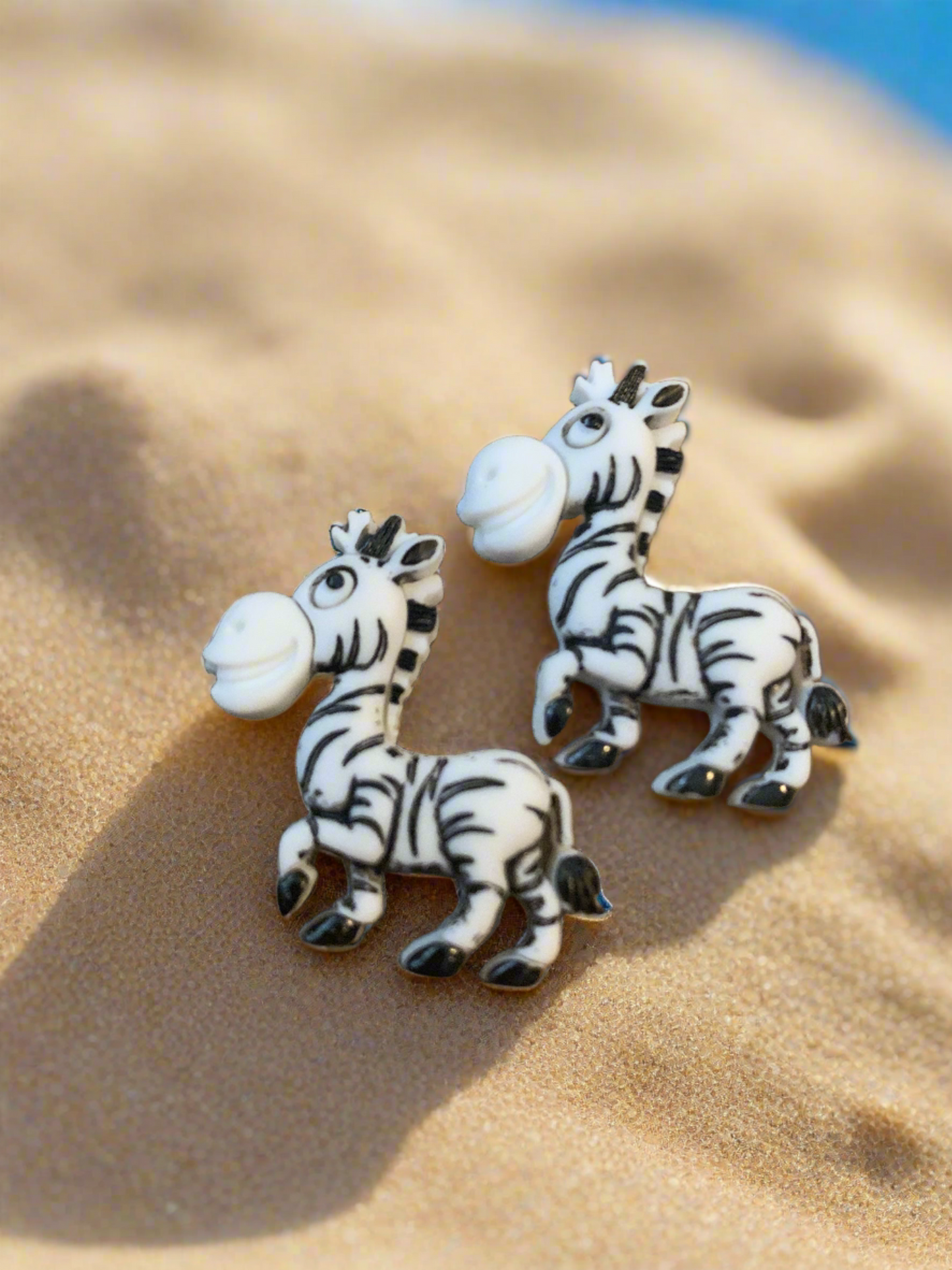 Silly Safari Post Earrings (4 animals to choose from)Pink tiful of LOVE