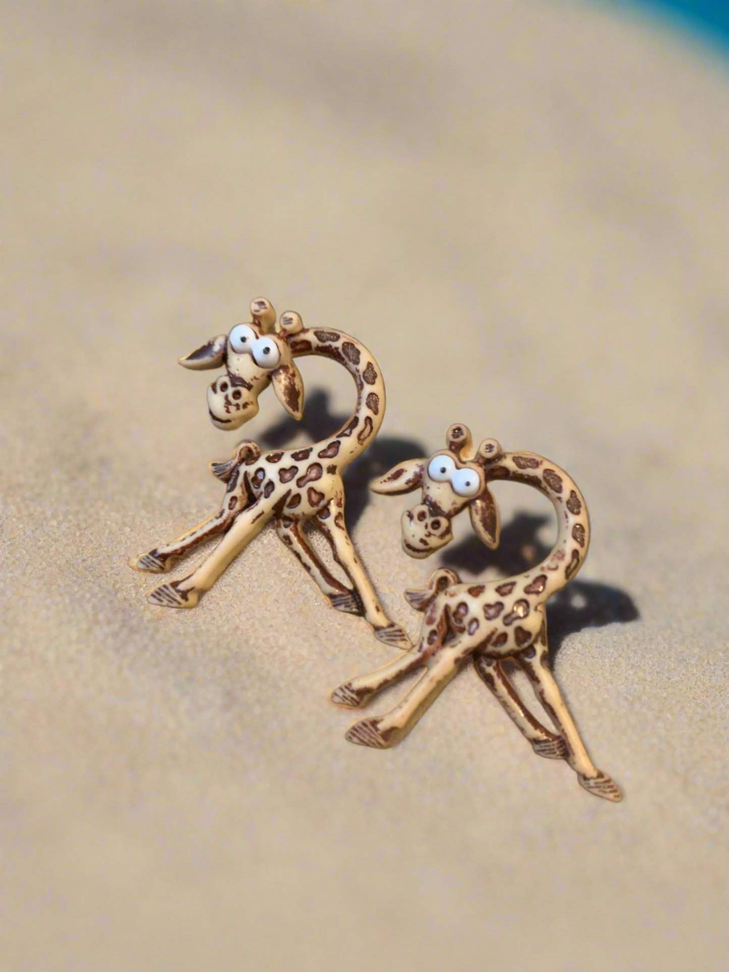 Silly Safari Post Earrings (4 animals to choose from)Pink tiful of LOVE