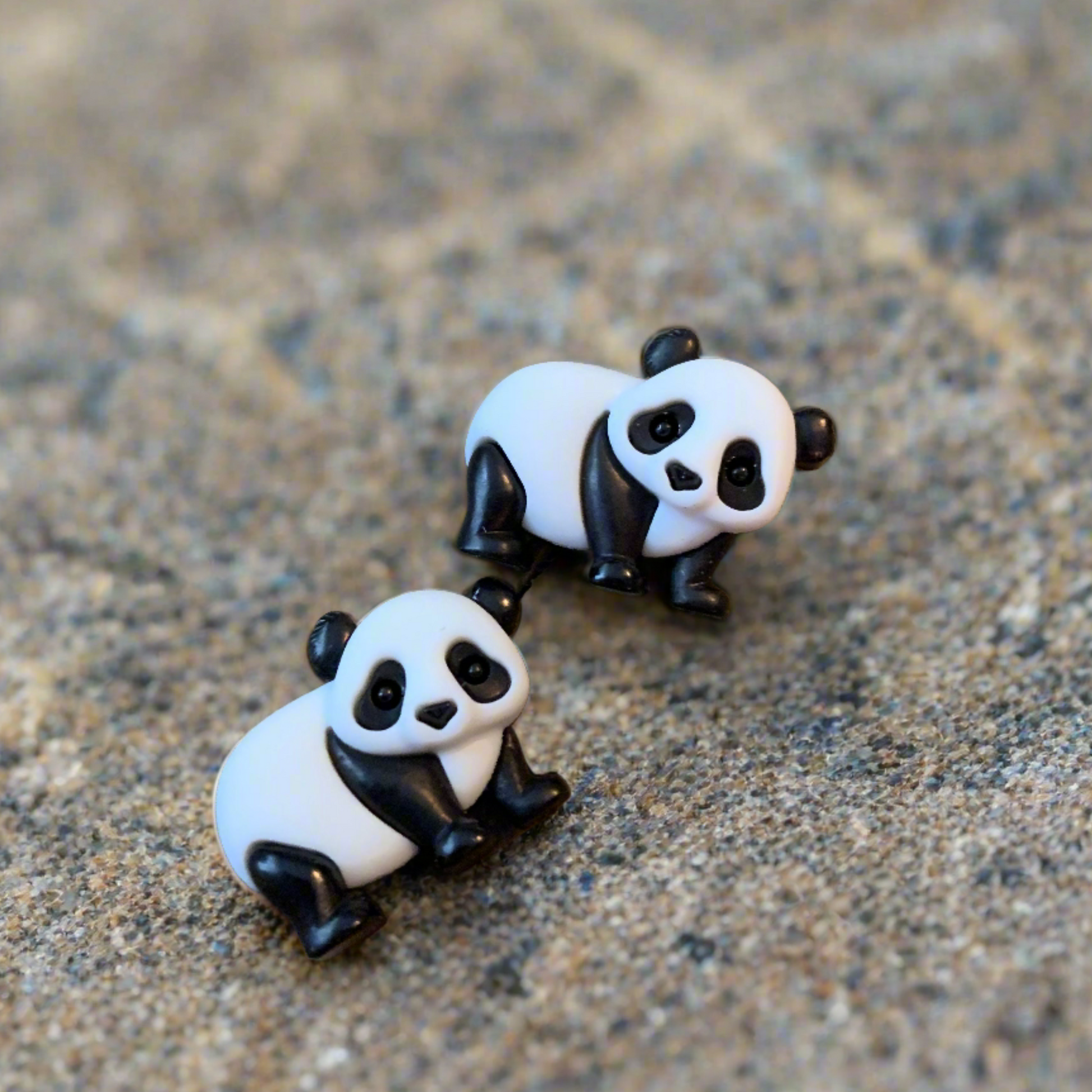 PANDA BEAR Post EarringsPink tiful of LOVE
