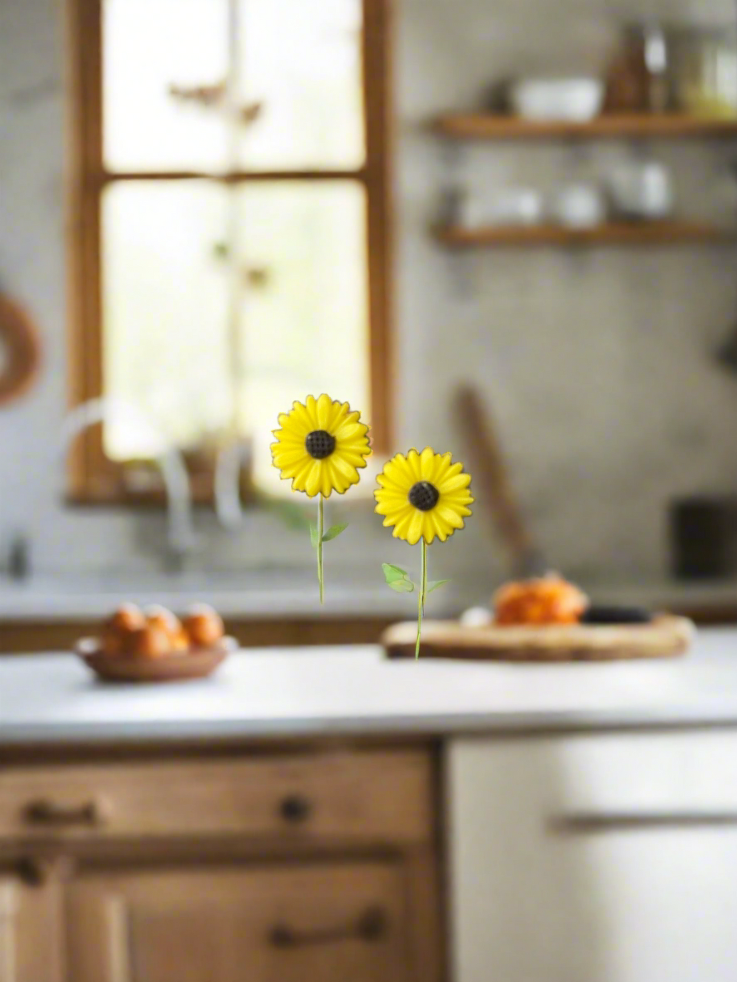 Tiny SUNFLOWER Stud EarringsPink tiful of LOVE
