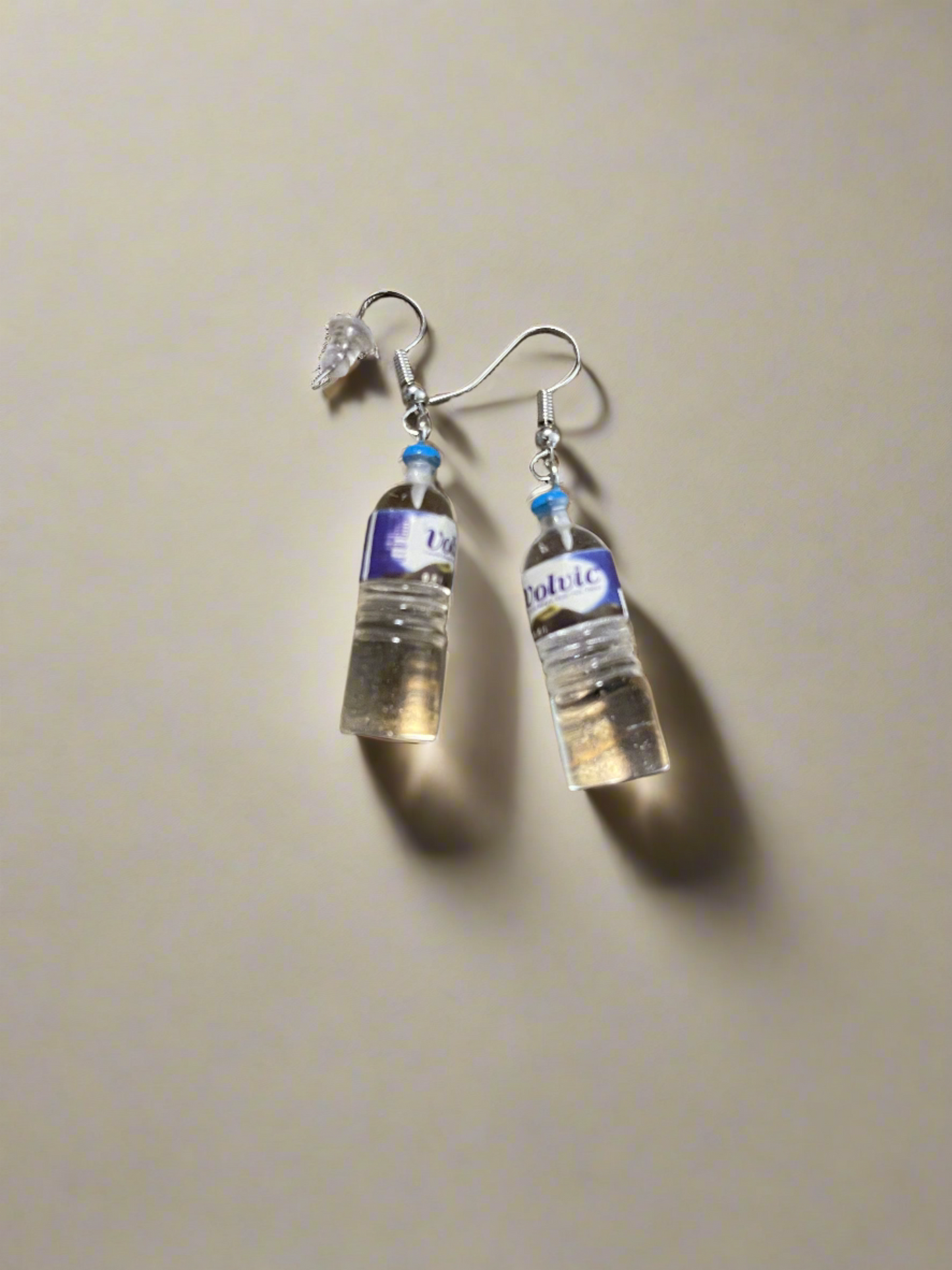 Bottle of Water Wire EarringsPink tiful of LOVE
