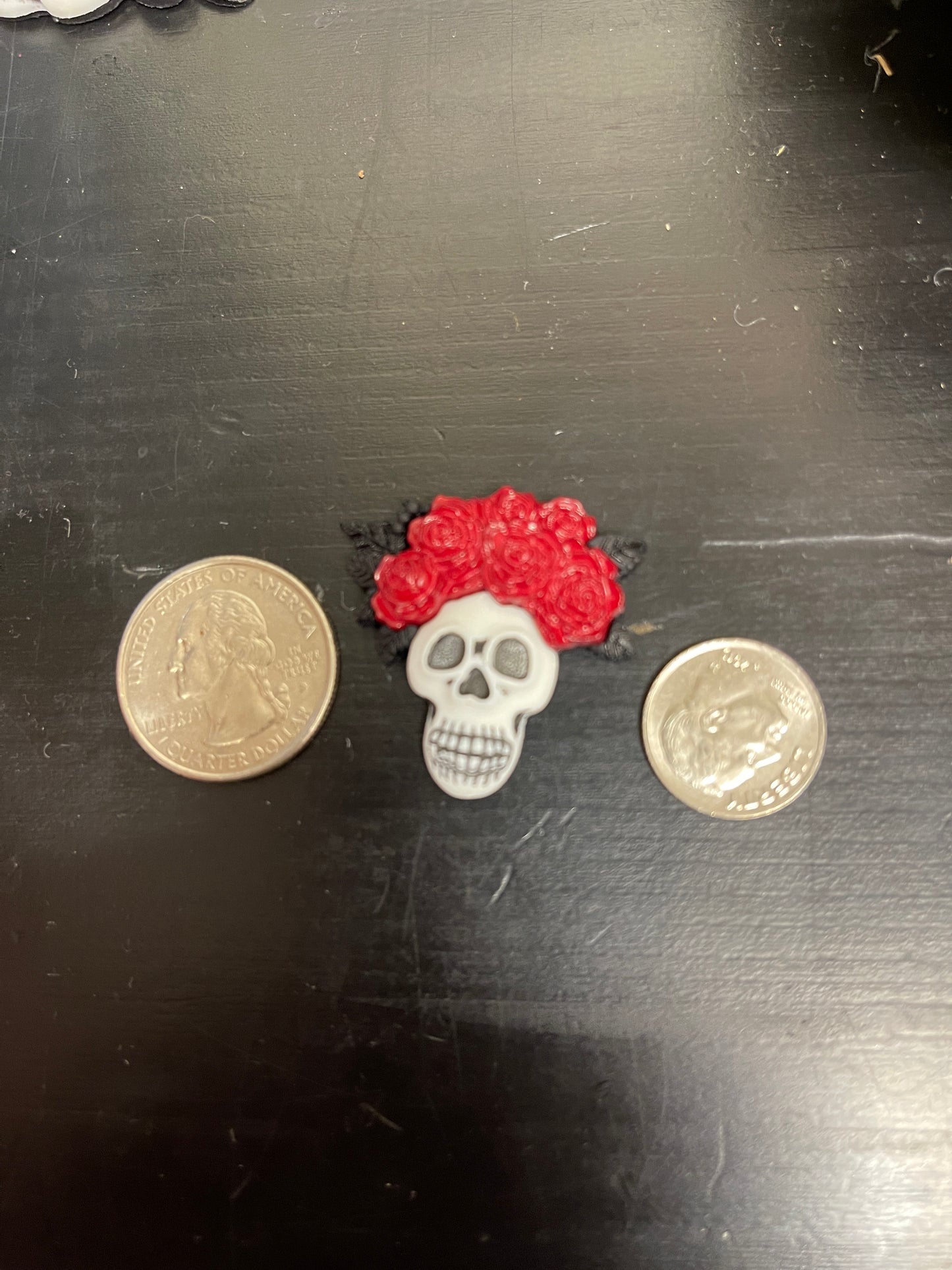 Gothic Love Skull Stud EarringPink tiful of LOVE