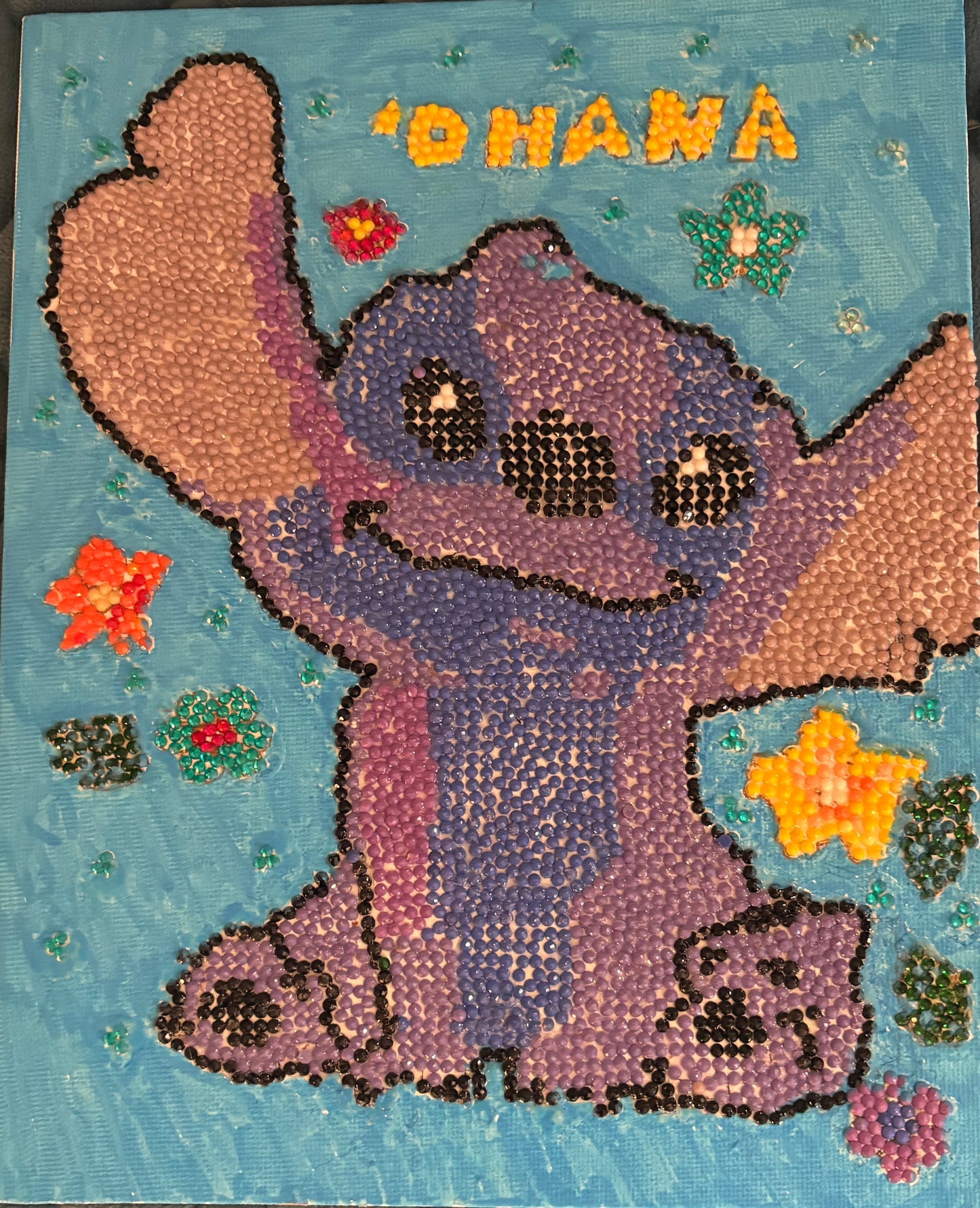 Free Style Diamond Painting – Stitch “ʻOhana” Sparkling Art