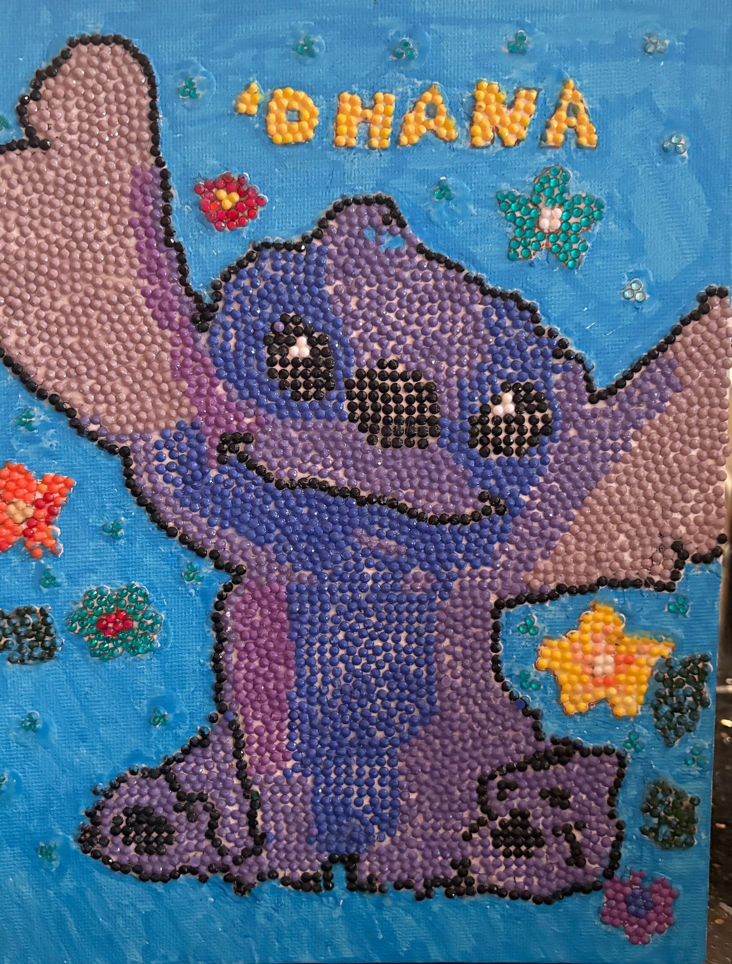 Free Style Diamond Painting – Stitch “ʻOhana” Sparkling Art