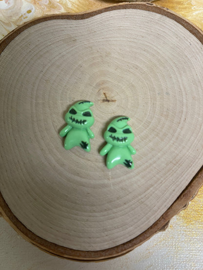 Green Machine Monster Stud EarringsPink tiful of LOVE