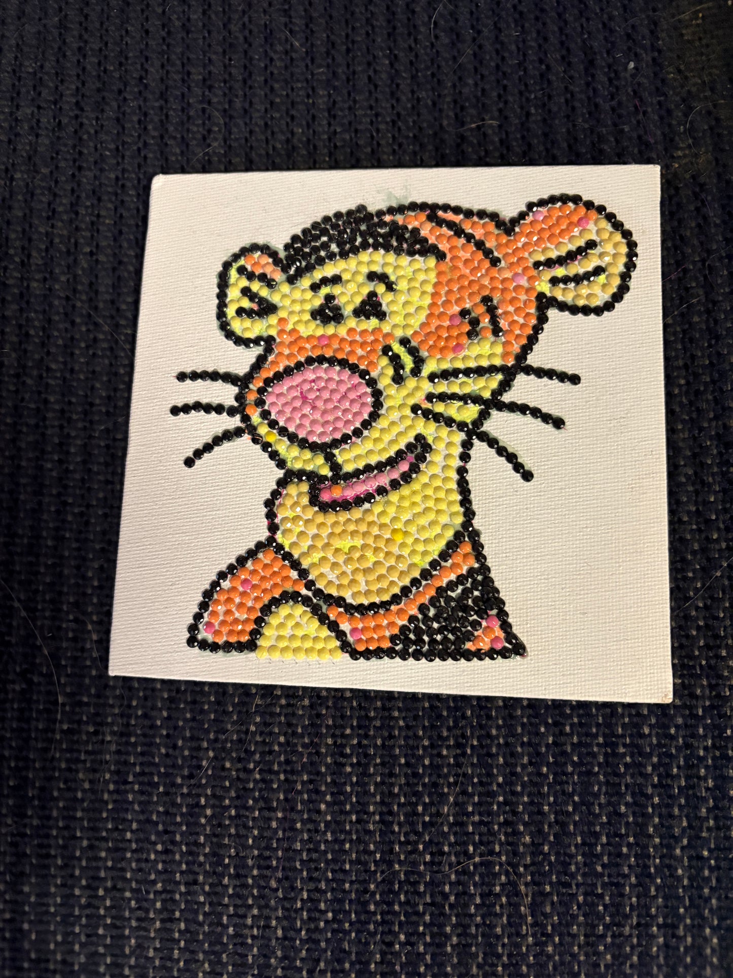 ✨ Tigger Diamond Art Painting on Canvas – Handmade Sparkling Décor