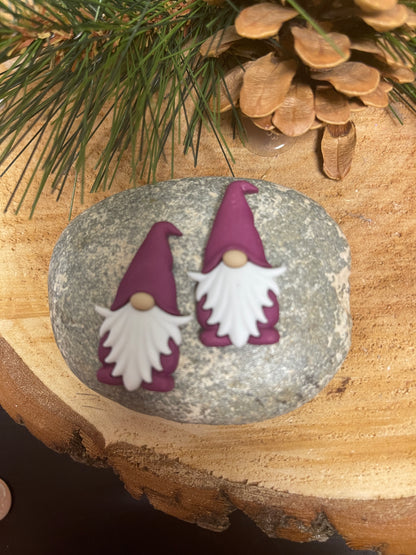 Gnome Bones About It Collection Stud Earrings (3 Halloween colorsto choose from)Pink tiful of LOVE