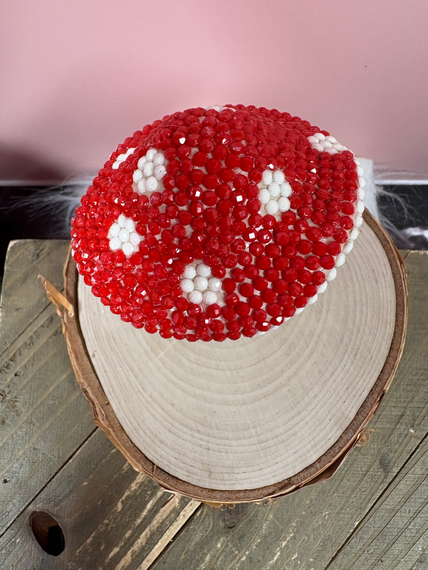 Diamond Art Figurine – Sparkling Field Mouse with Mushroom Hat