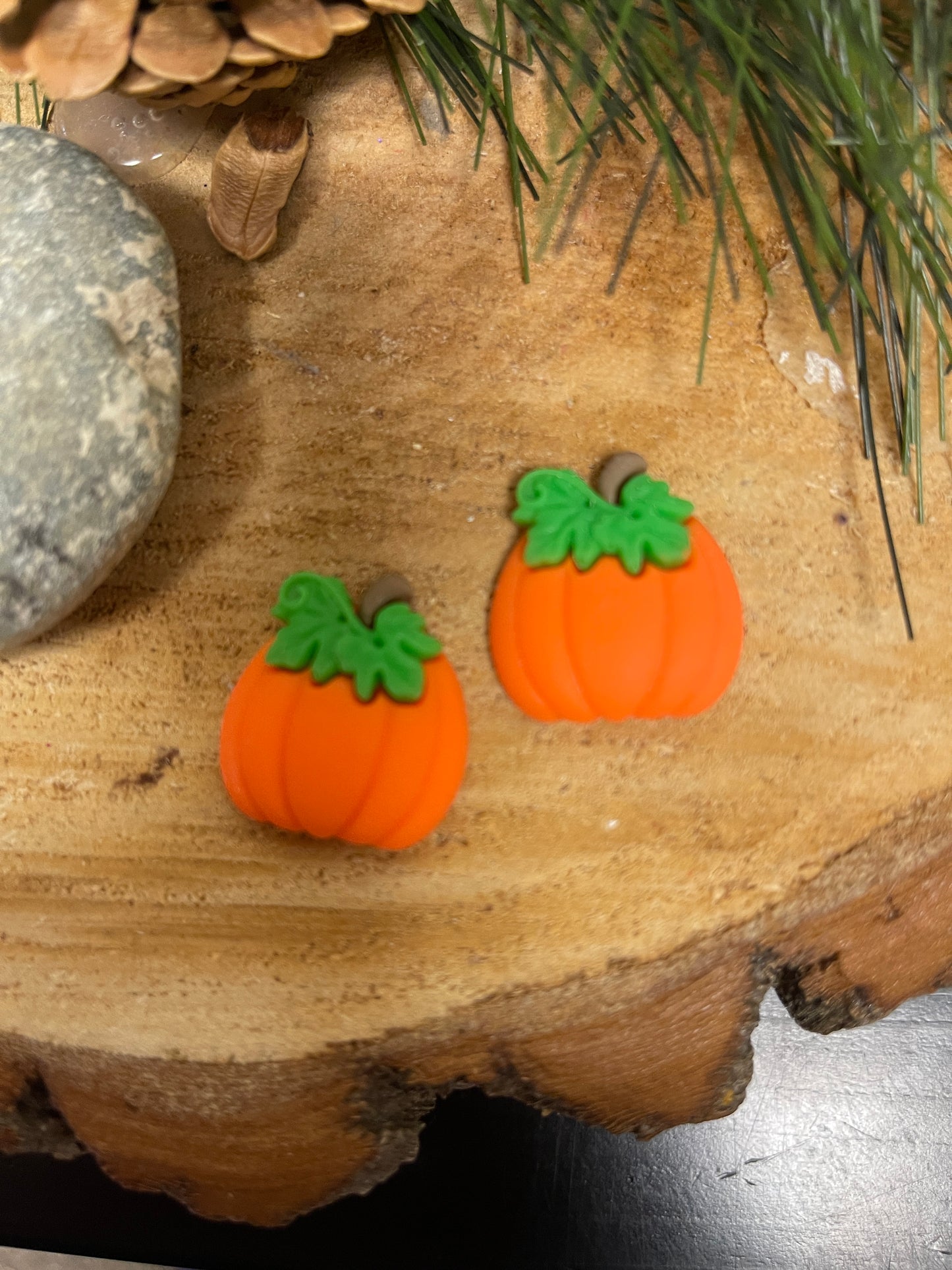 Bright PUMPKIN with Vine Stud EarringsPink tiful of LOVE