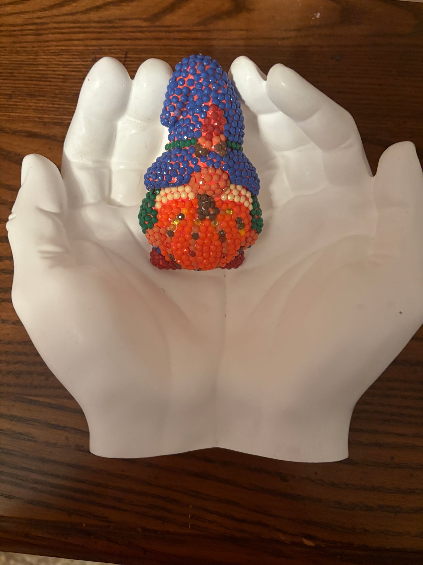 ✨ Diamond Art Magnet – Fall Gnome with Pumpkin Sparkle Décor