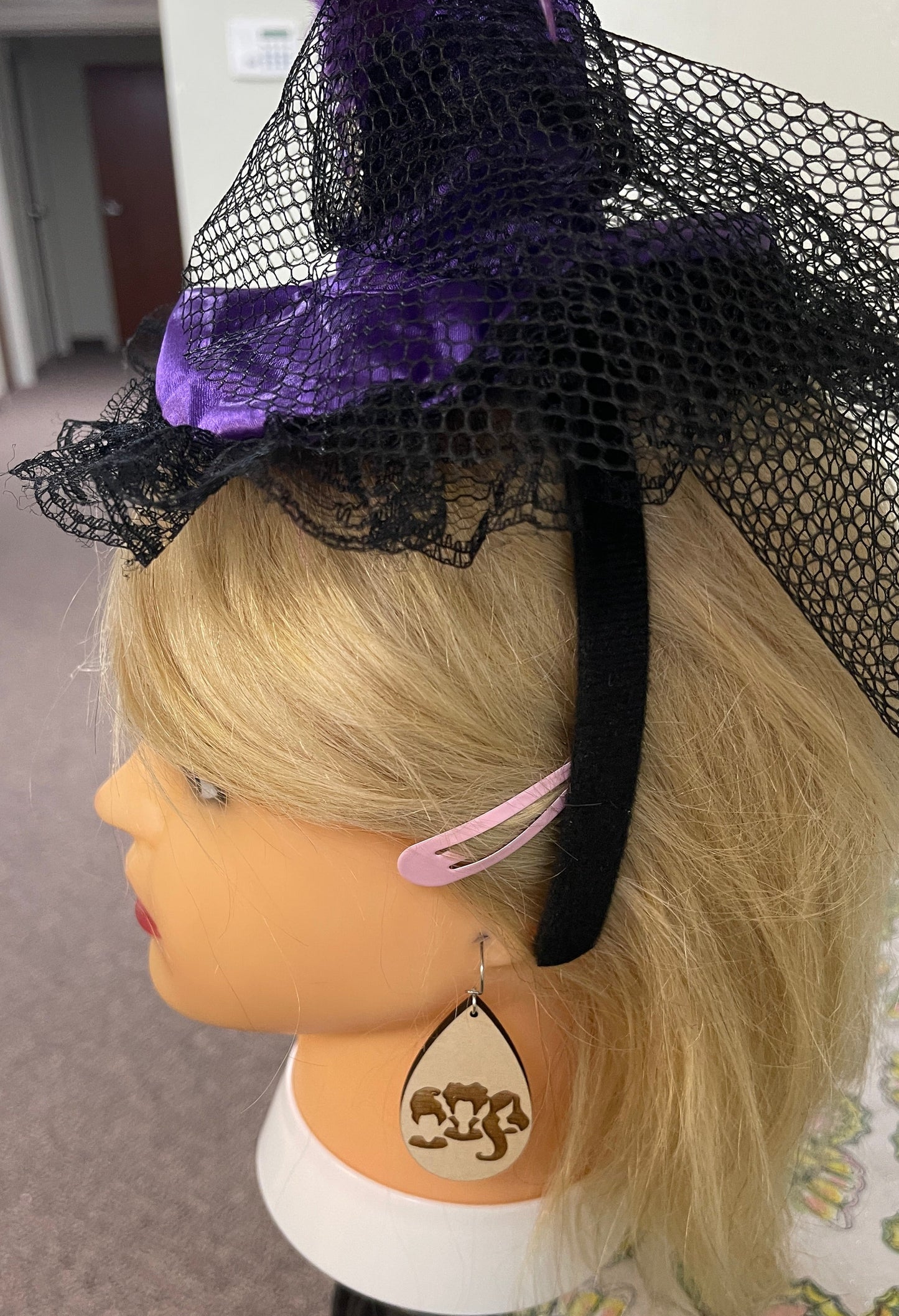 Maple Wood Hocus Pocus Wire EarringsPink tiful of LOVE