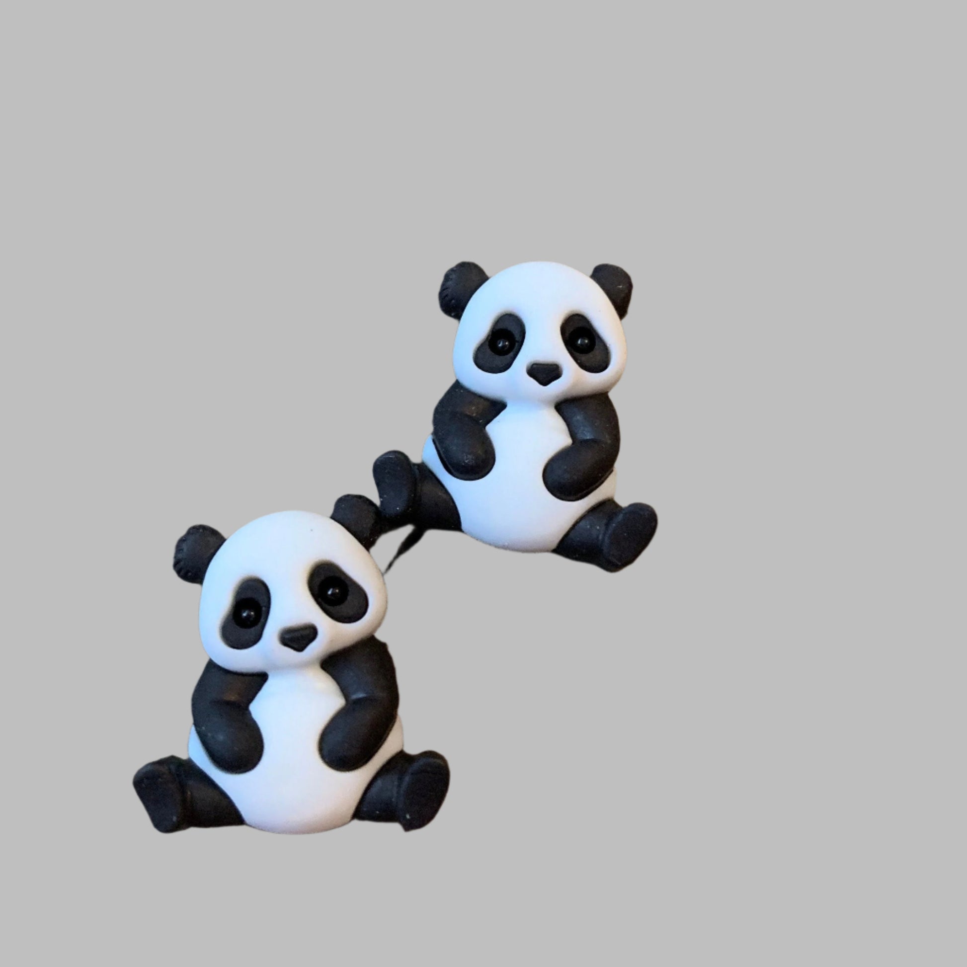 Unique and Adorable Panda sitting EarringsPink tiful of LOVE