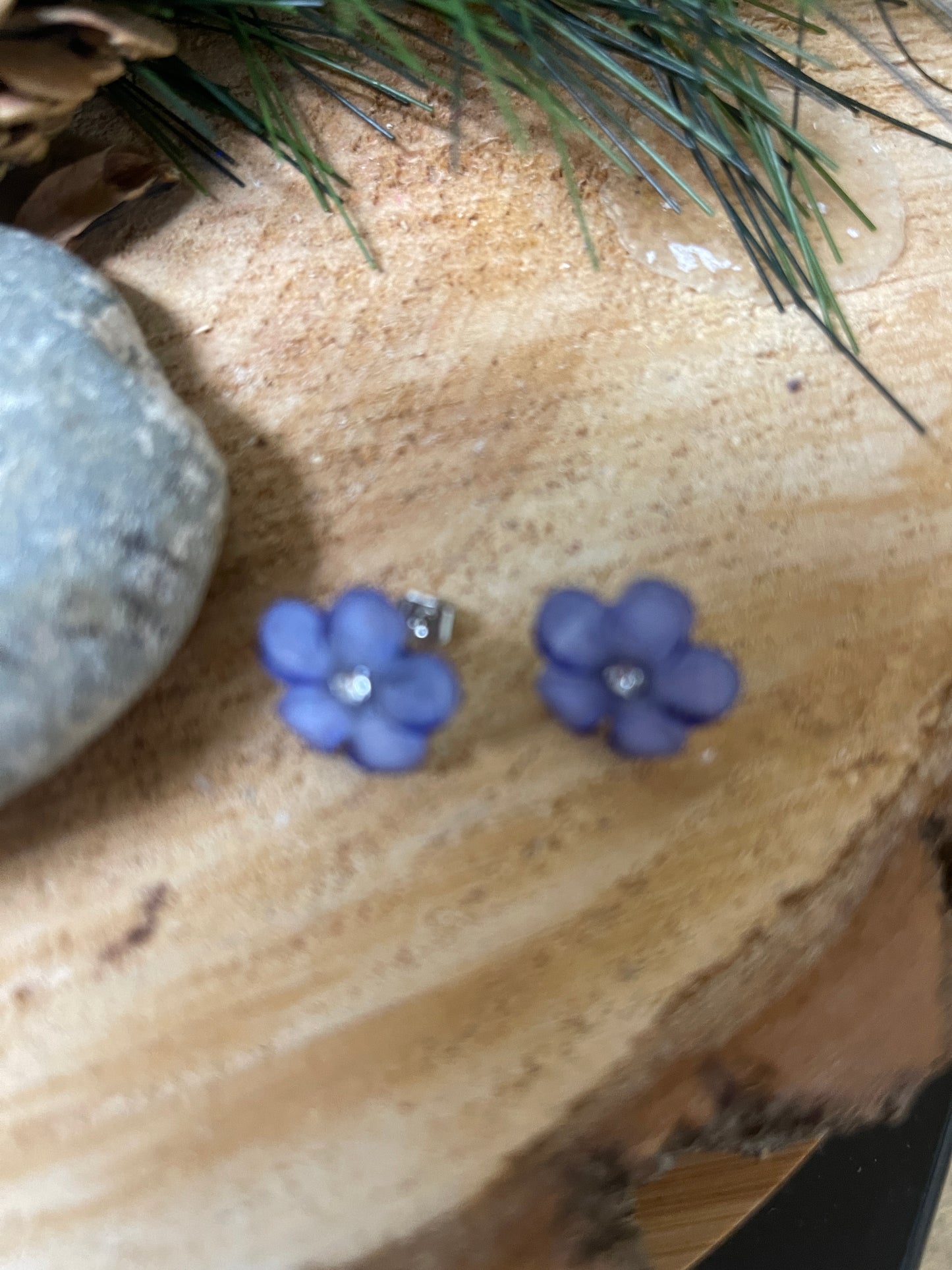 Flower Power; Sparkle Flower Stud EarringsPink tiful of LOVE