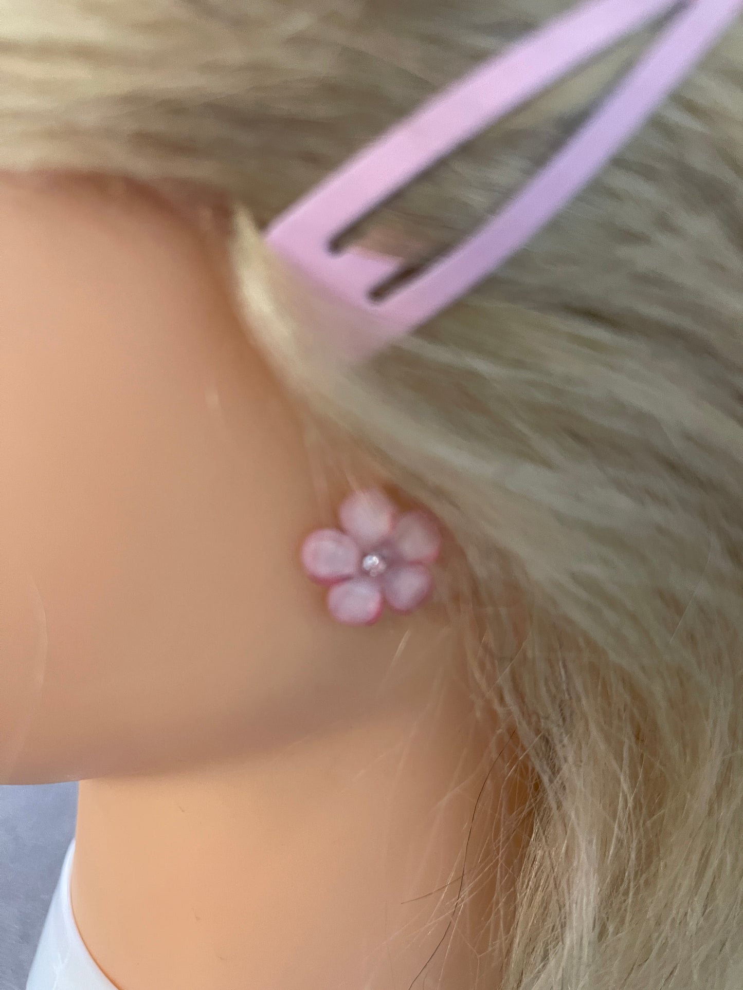 Flower Power; Sparkle Flower Stud EarringsPink tiful of LOVE
