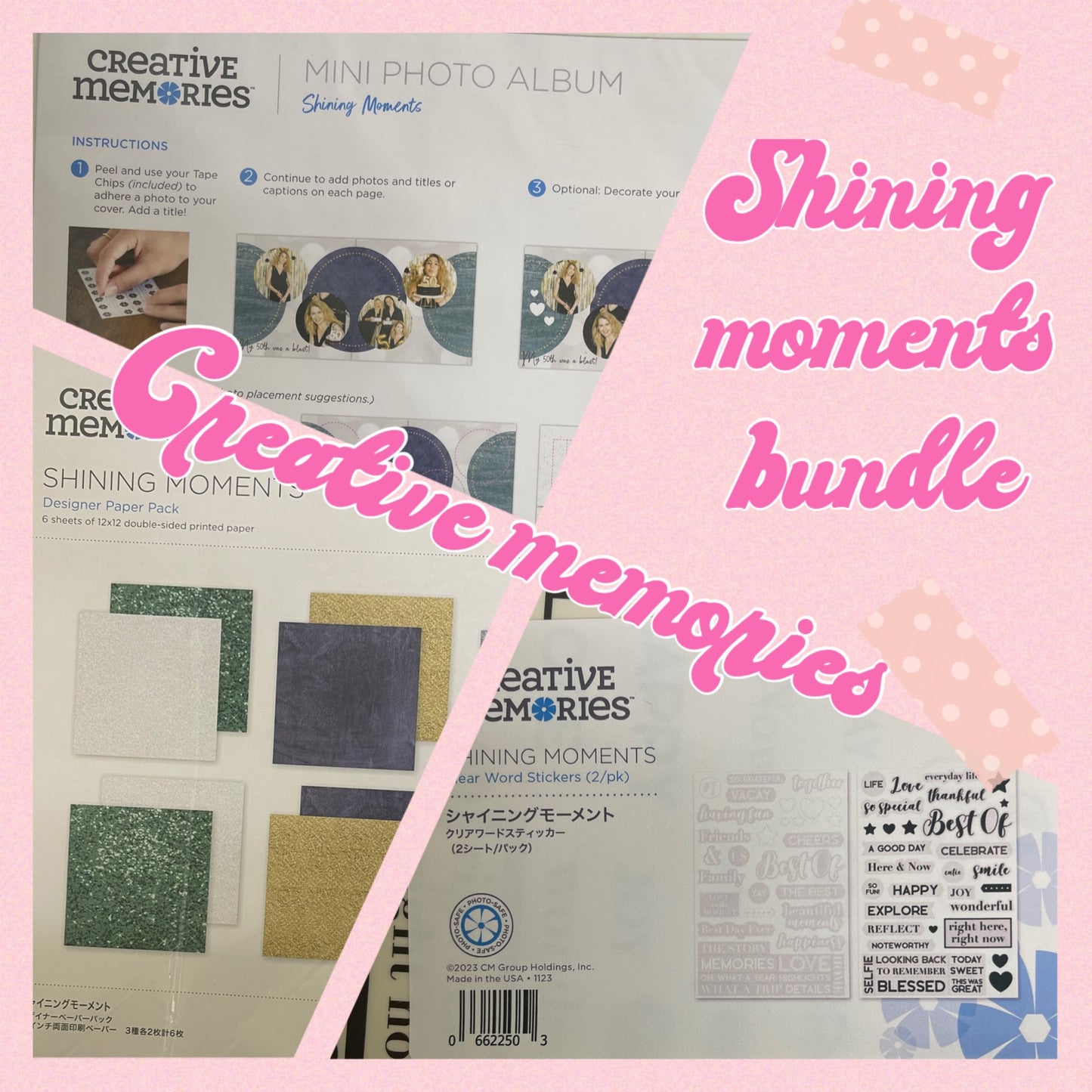 Creative Memories Shining Moments BundlePink tiful of LOVE