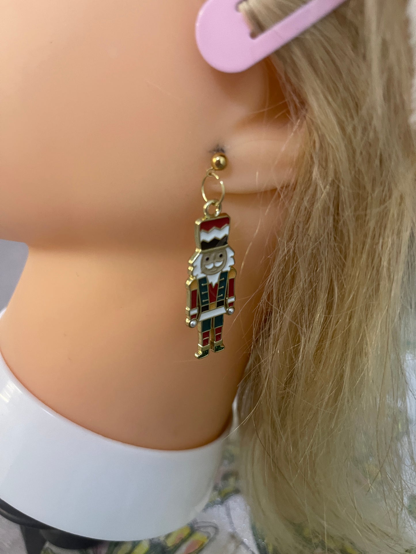 Christmas Nutcracker Ball Post EarringsPink tiful of LOVE