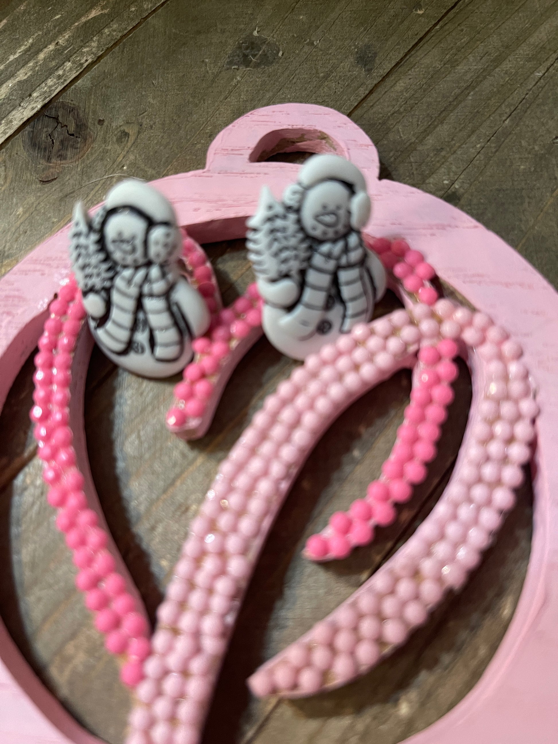 Snowman Collection Earrings (3 to choose from)Pink tiful of LOVE