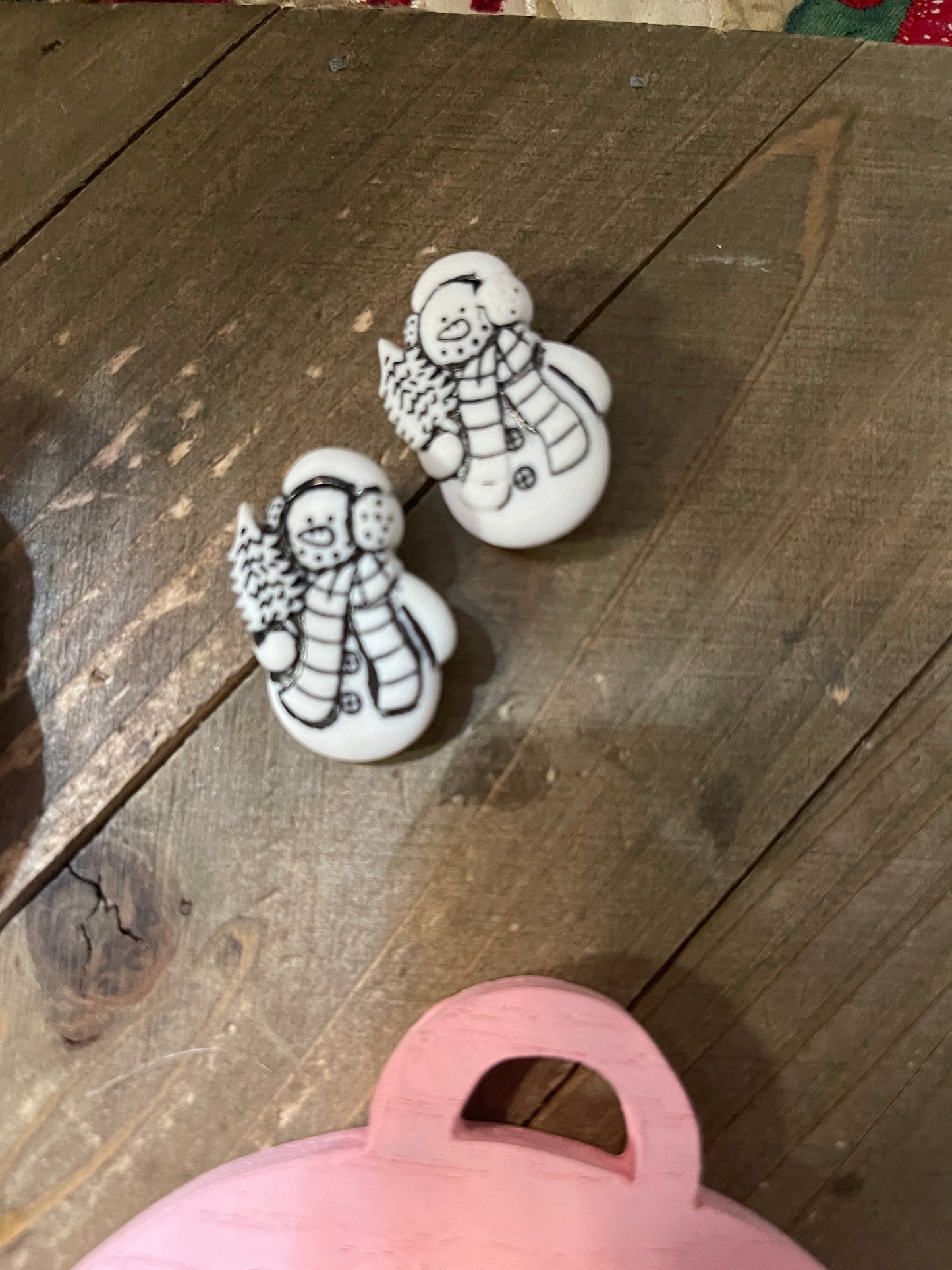Snowman Collection Earrings (3 to choose from)Pink tiful of LOVE