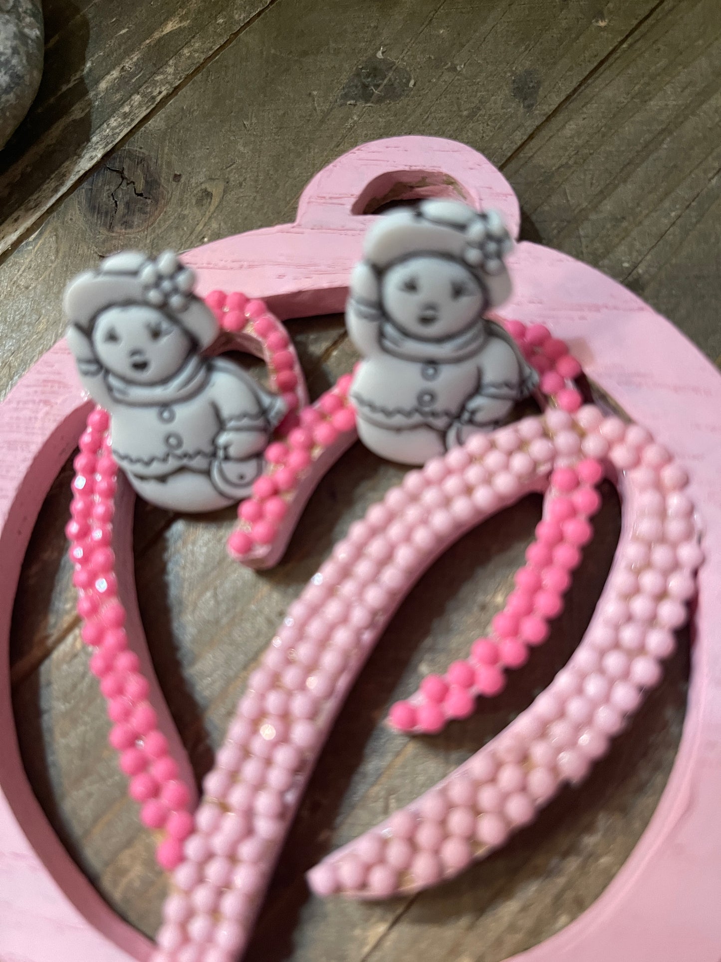 Snowman Collection Earrings (3 to choose from)Pink tiful of LOVE