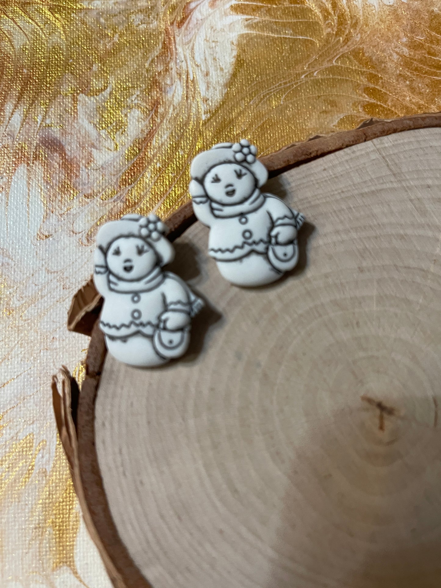 Snowman Collection Earrings (3 to choose from)Pink tiful of LOVE