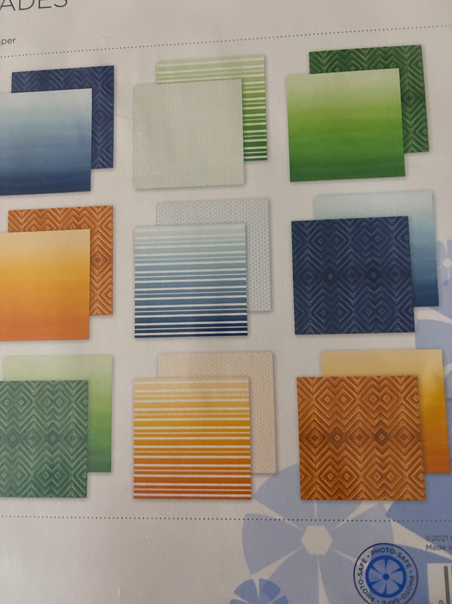 Creative Memories Everyday Shades Designer Paper Pack