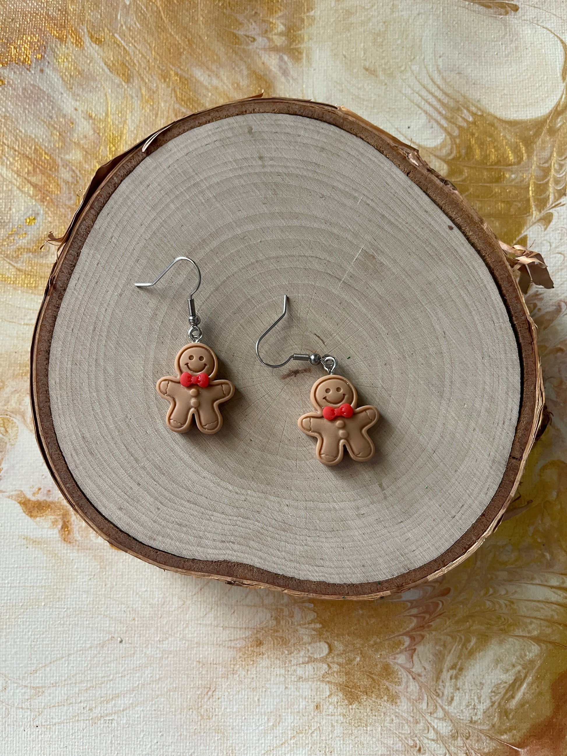 Gingerbread Man EarringsPink tiful of LOVE