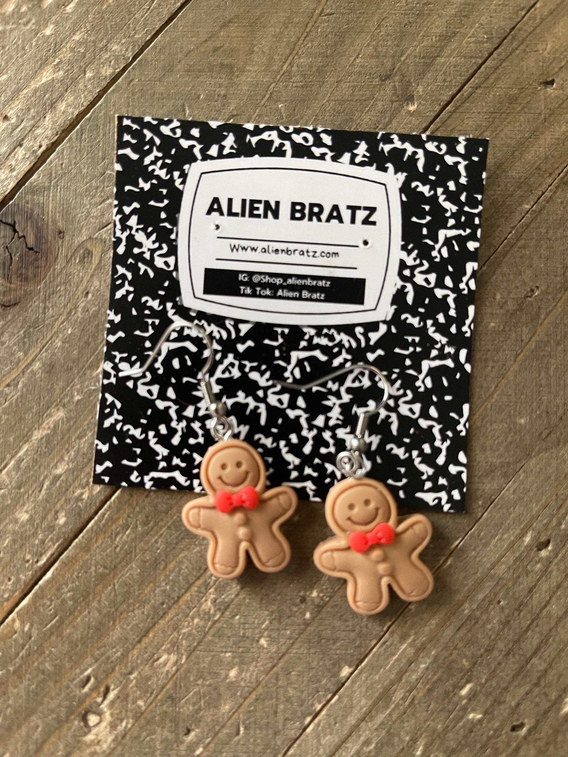 Gingerbread Man EarringsPink tiful of LOVE