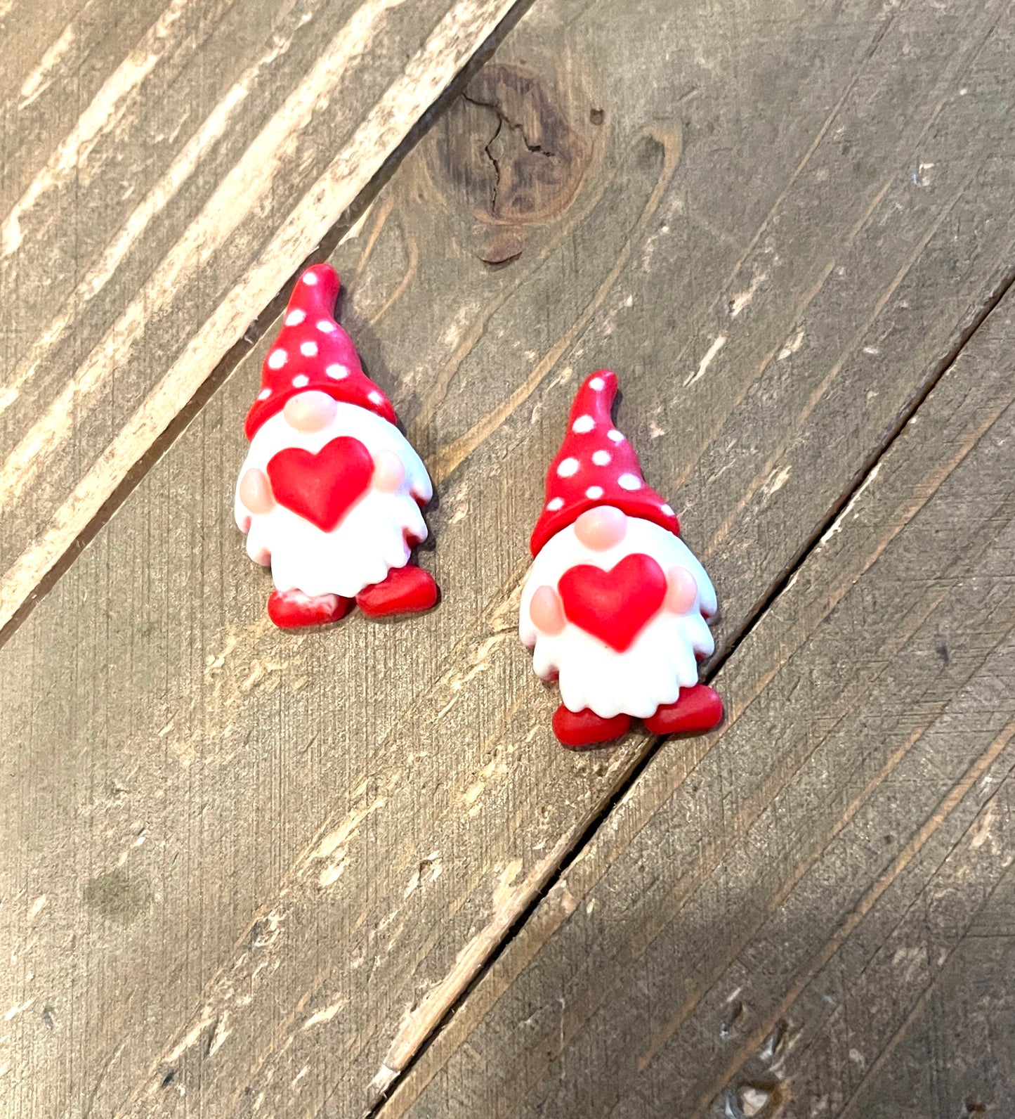 Valentine Buds-Love Gnomes Stud Earrings (3 to choose from)Pink tiful of LOVE