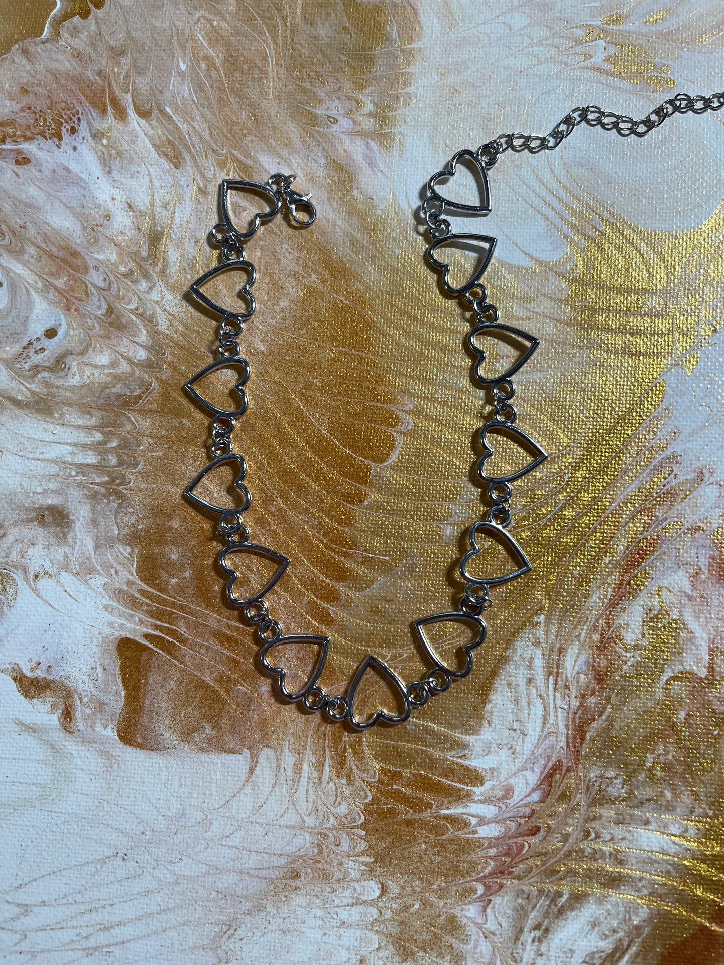 Heart Choker NecklacePink tiful of LOVE