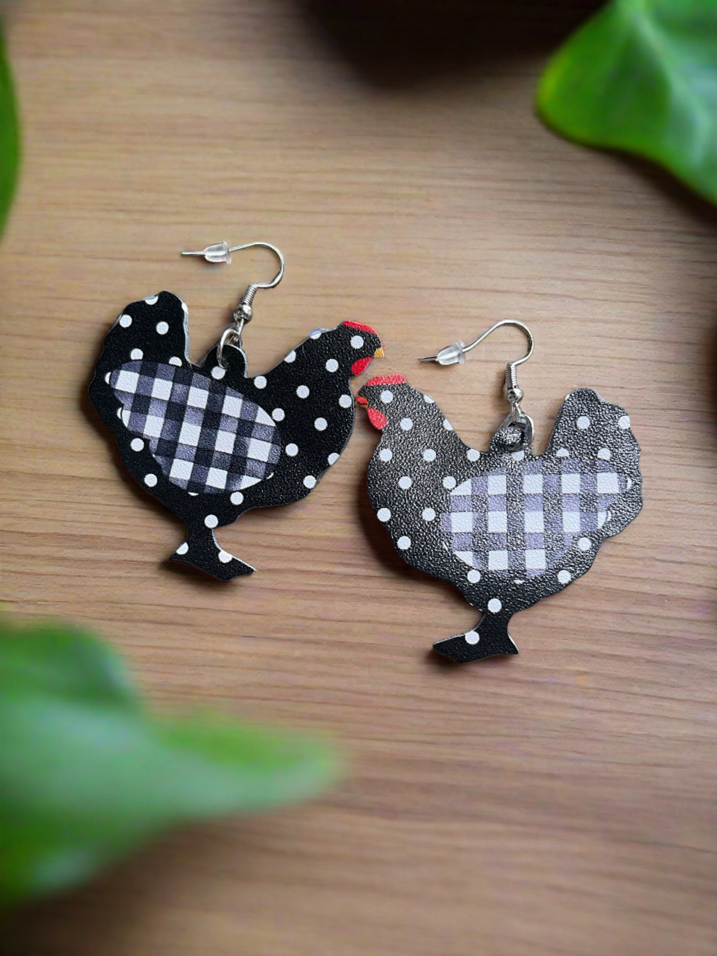 Funny Farmhouse-Chicken Wire earringsPink tiful of LOVE