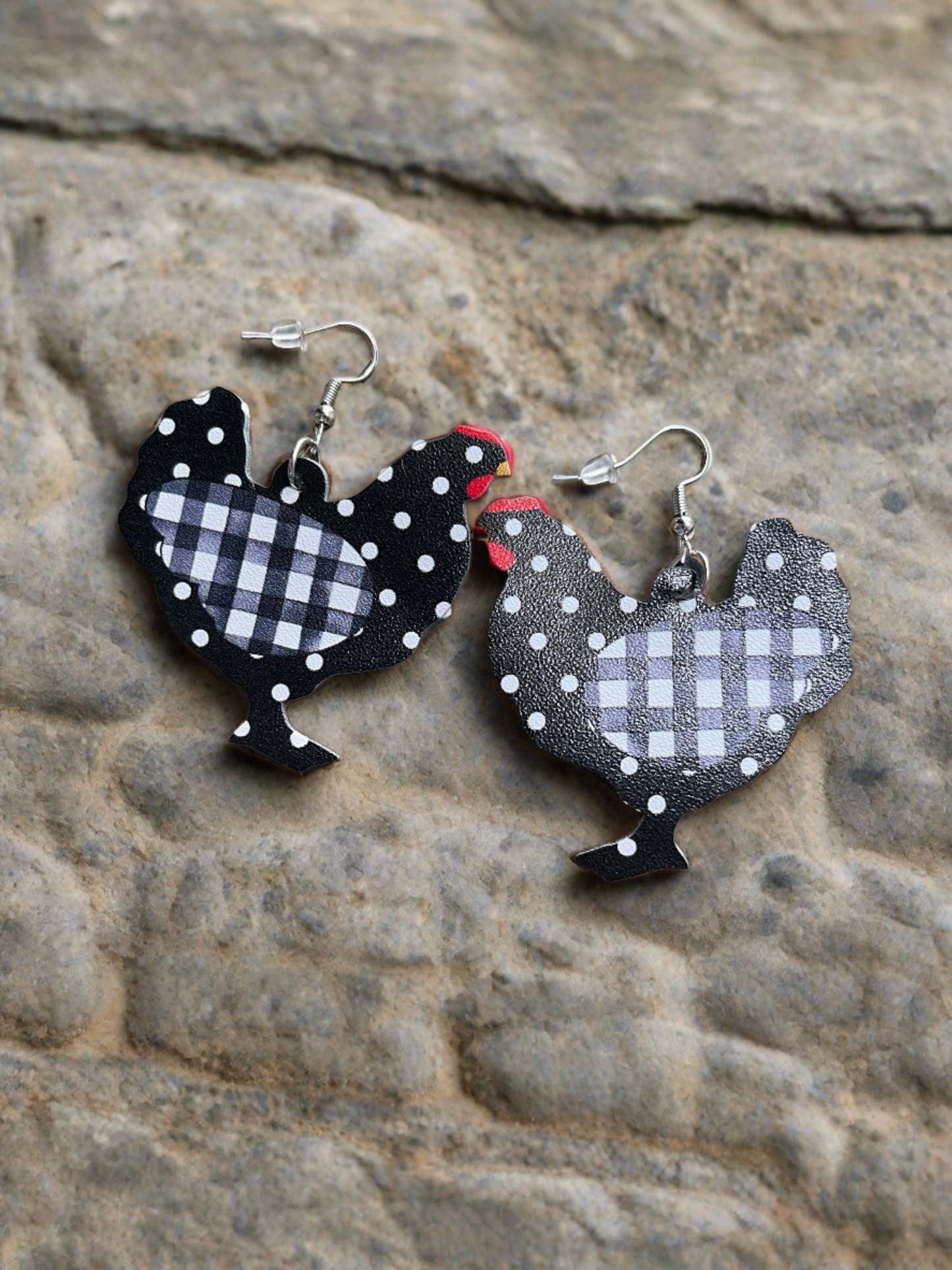 Funny Farmhouse-Chicken Wire earringsPink tiful of LOVE