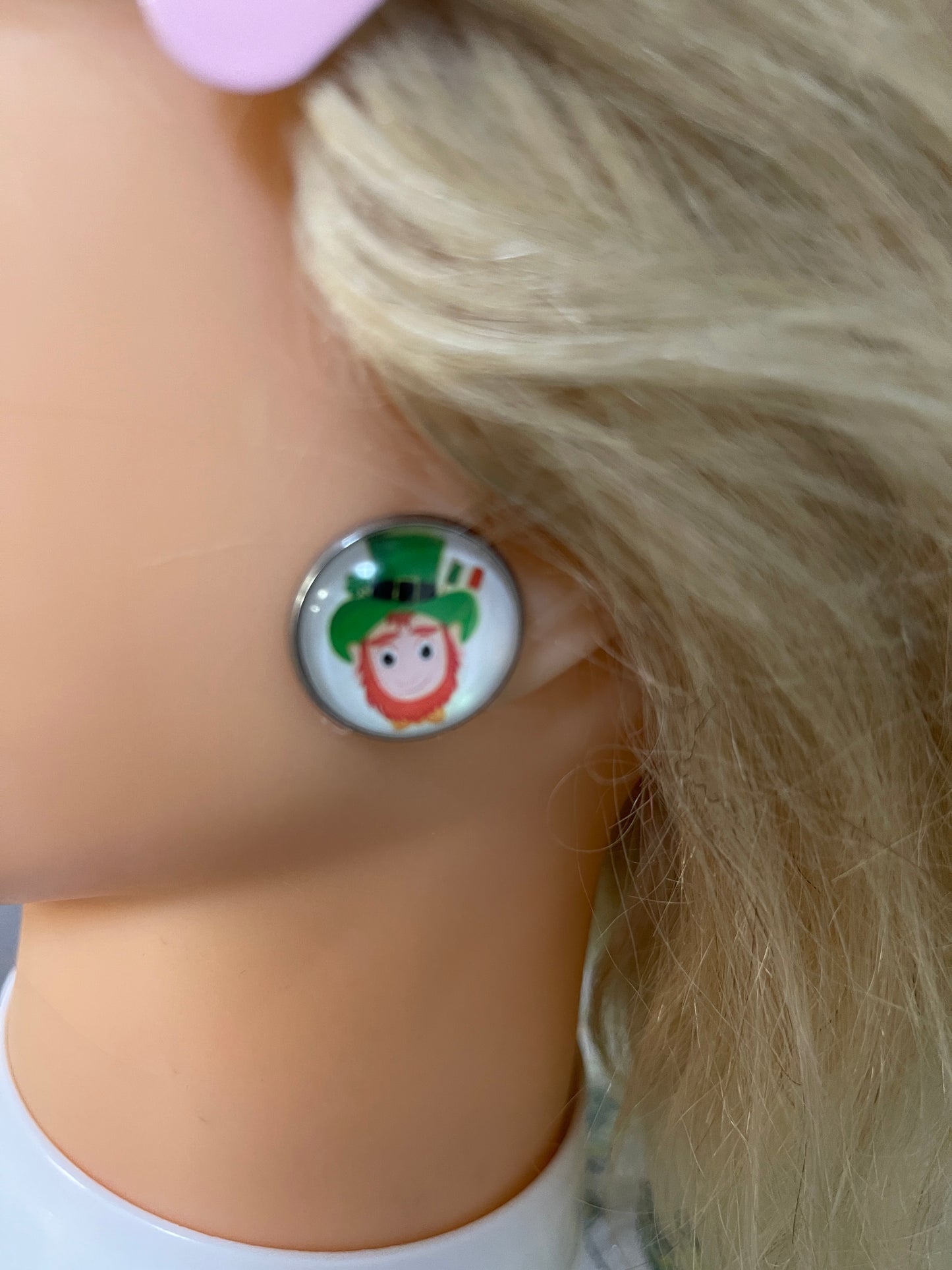 Lucky Leprechaun Collection Stud Earrings (3 to choose)Pink tiful of LOVE