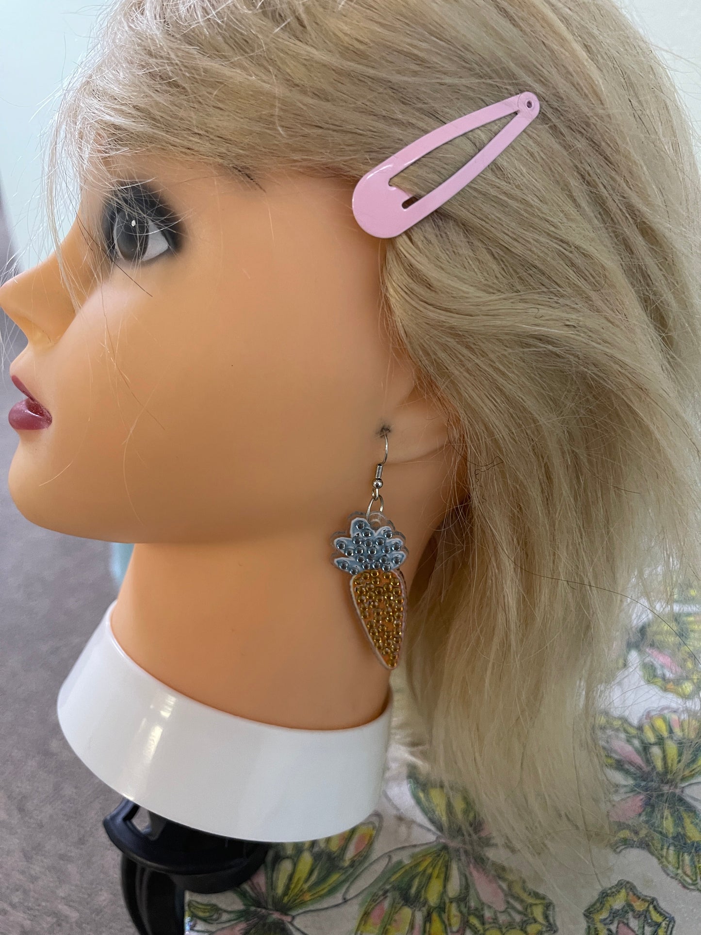 Easter Diamond Painting Wire EarringsPink tiful of LOVE