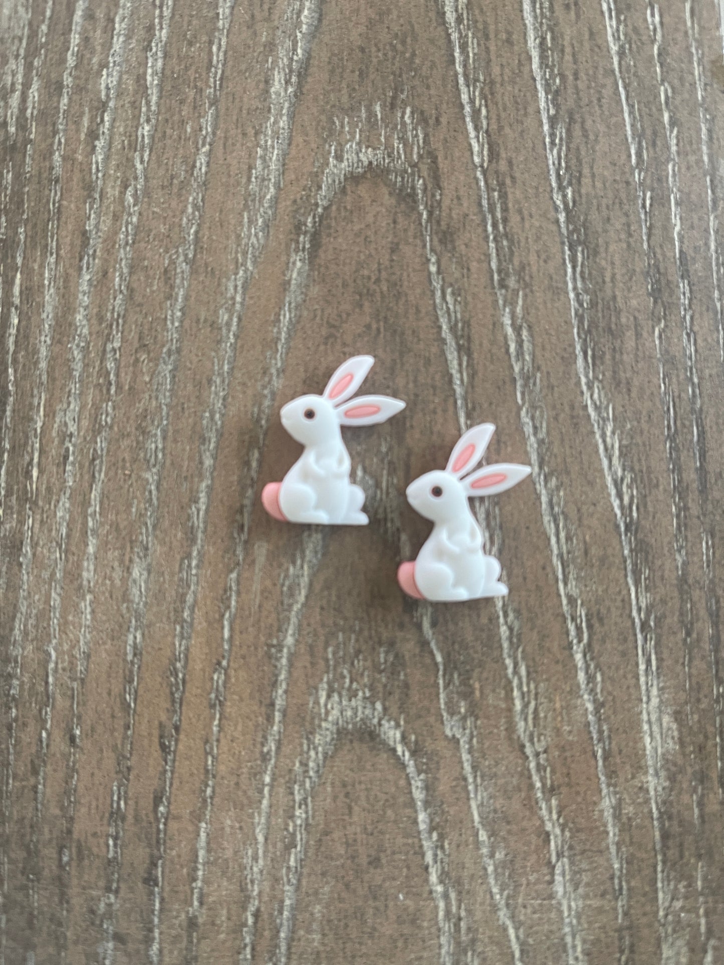 White Bunny Stud EarringsPink tiful of LOVE