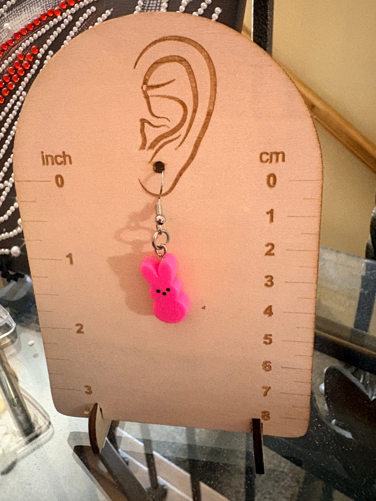 Easter Bunny Peeps Earrings – Resin Dangle Earrings |
