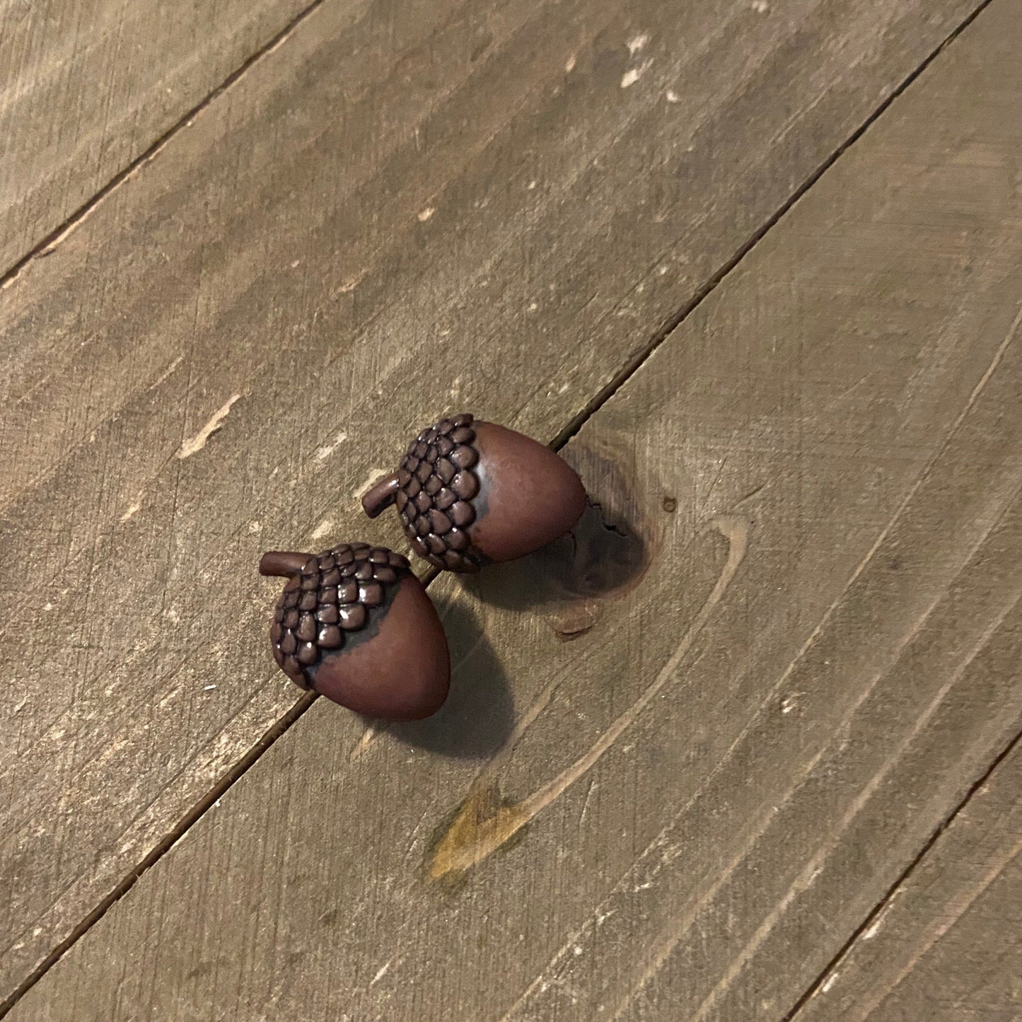 PUMPKIN or ACORN Earrings-Perfect for Fall Ear Bling (CECup)Pink tiful of LOVE